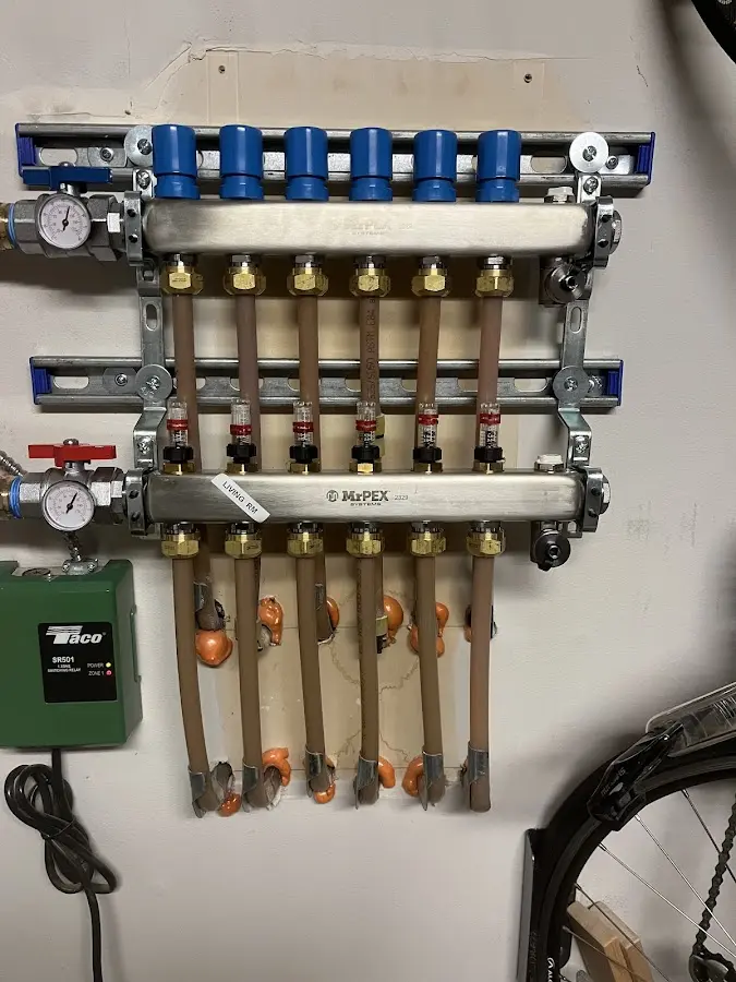 Plumber performing Leak Detection at a residential property in Alfred